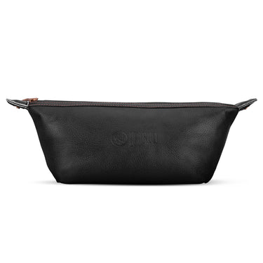 Beardo Travel Pouch for Accessories|Stylish Toiletry Organizer Kit for Men & Women||Vegan Leather Waterproof Cosmetic Bag for Travel Essentials, 22 x 15.4 x 15.4 Centimeters, Black